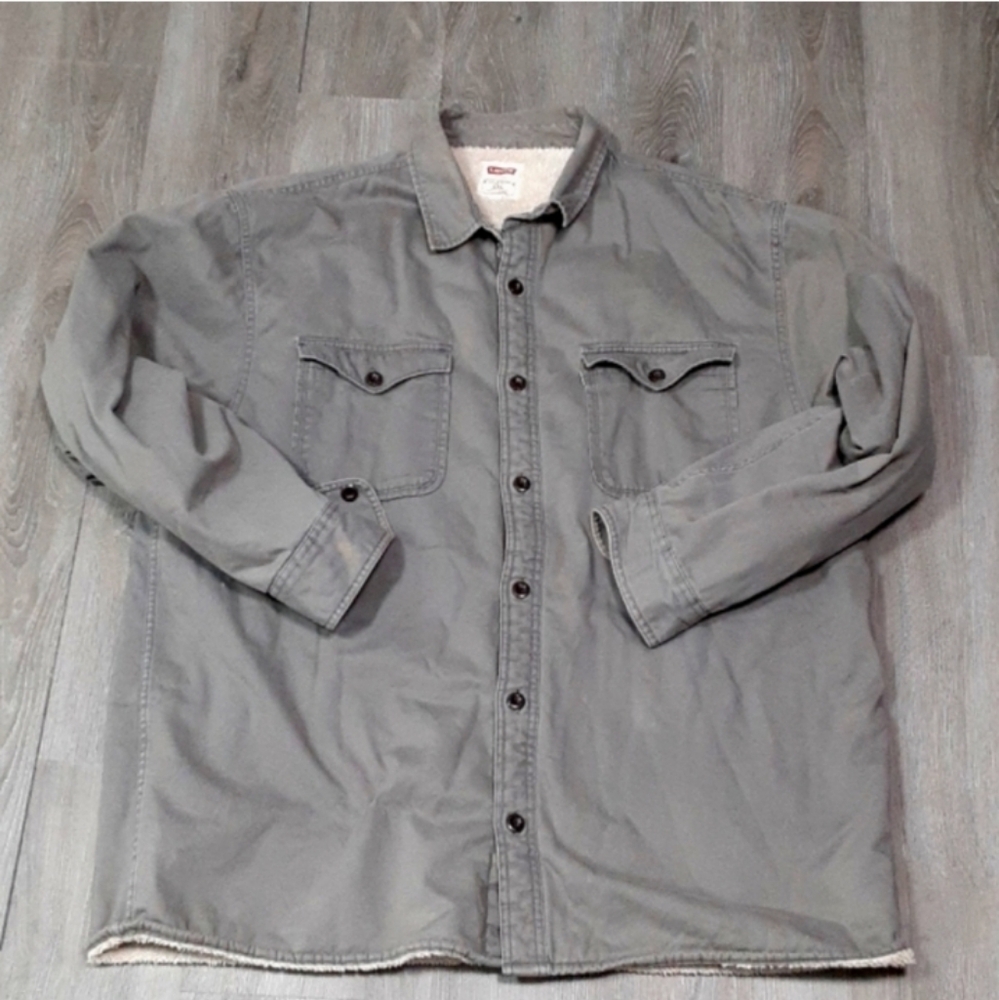 Levi's Sherpa Lined Shirt Jacket - Picture 5 of 12